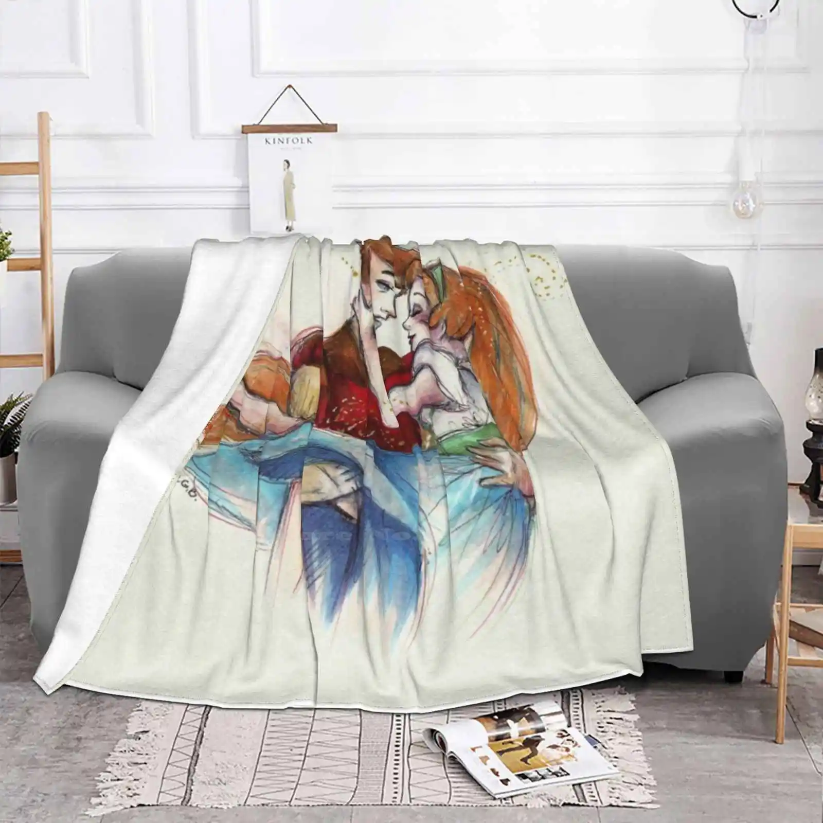 Дюймовочка Мягкое теплое легкое тонкое одеяло