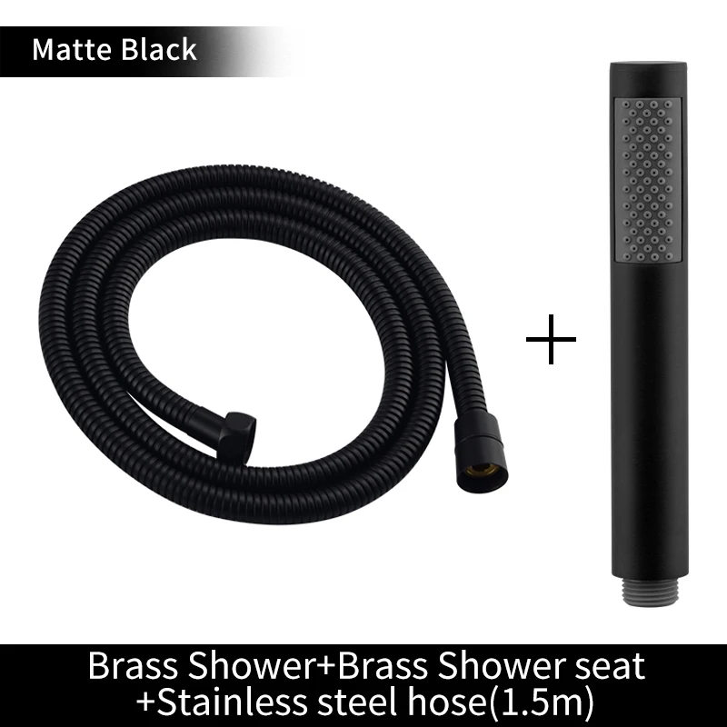 

Латунный ручной душ матовый золотой