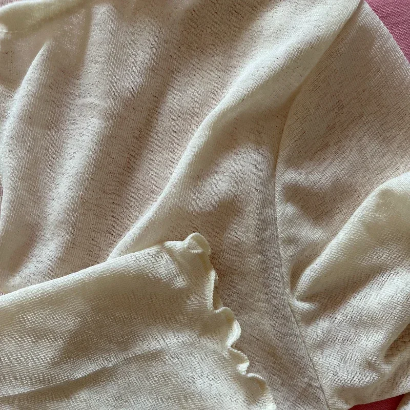 Блузки женские солнцезащитный крем летний грибной край с длинным рукавом