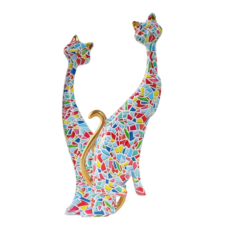 Y166 Европейский креативный граффити пара кошек украшение для дома гостиная