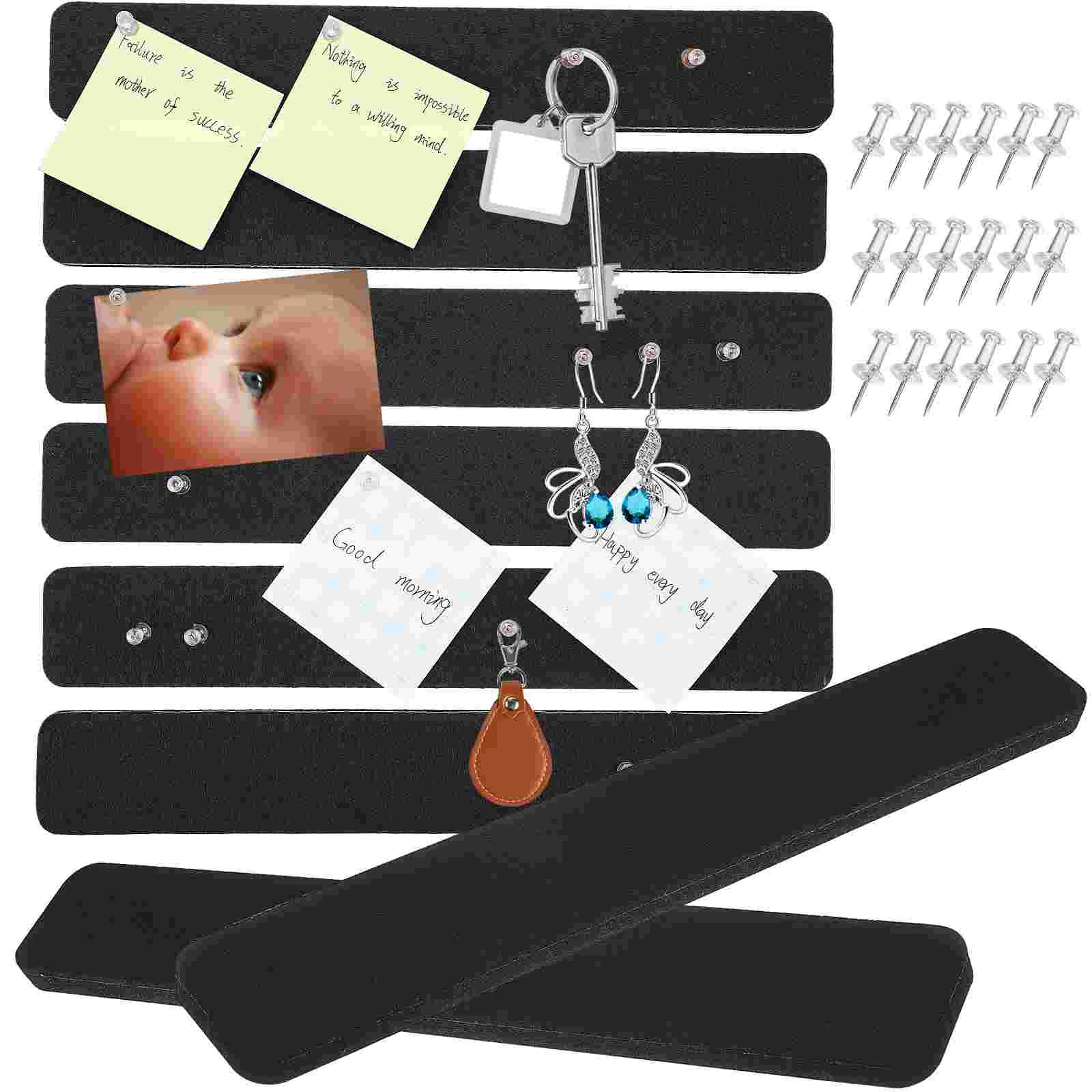 

Felt Board For Classroom Bulletin Bar Strip Small Memo Strips Wall Pin Pegboard