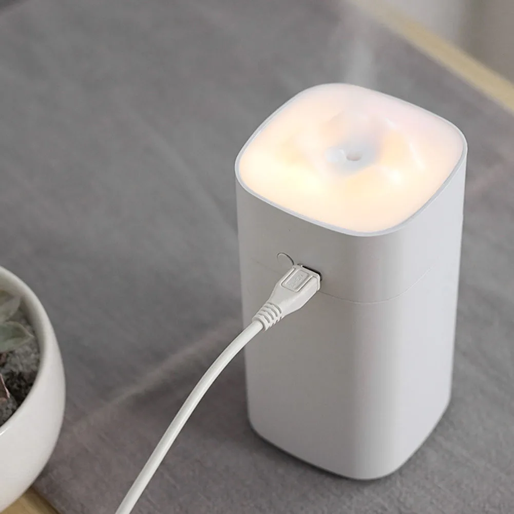 

1 Pcs Humidifier Continuous Spray Home Improvement Intermittent Spray Moisturize Night Lights White/pink/green