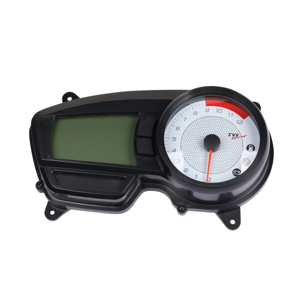 

Motorcycle Tachometer Digital Odometer Motocross Speedometer Meter Gauge Dirt Bike for TVS APACHE RTR 160 CC