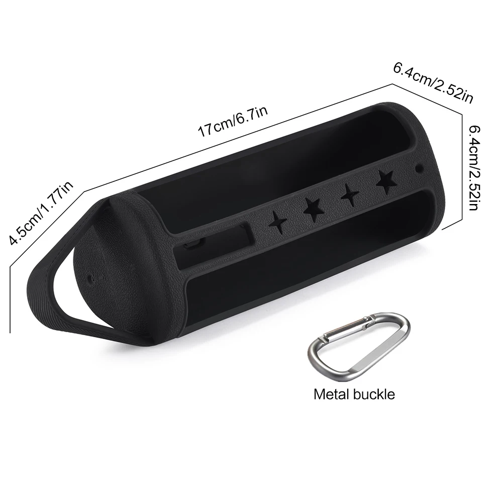 Силиконовый чехол для переноски с карабином противоударный мягкий защитой от