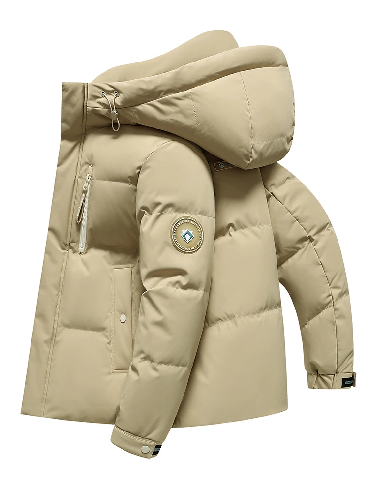 Chen Muchi Same Sle Duck Outdoor Down jacket Men's and Women's Winter 2024 New Couple Thickened Cargo Outer...