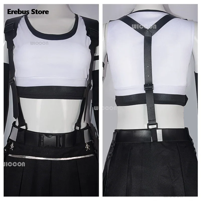 Костюм для косплея последний Фэнтези VII Tifa парик FF7 переделанная игра косплей