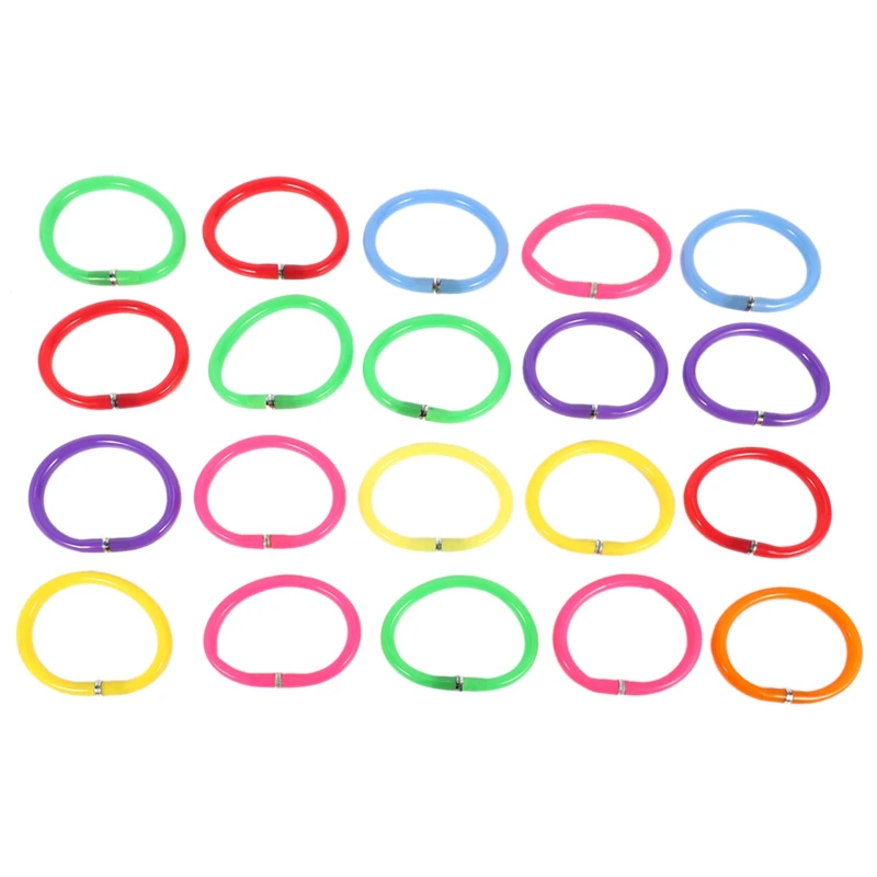 

20 Pcs Bracelet Ball Pen Novelty Flexible Ballpoint Pen Creative Stationery