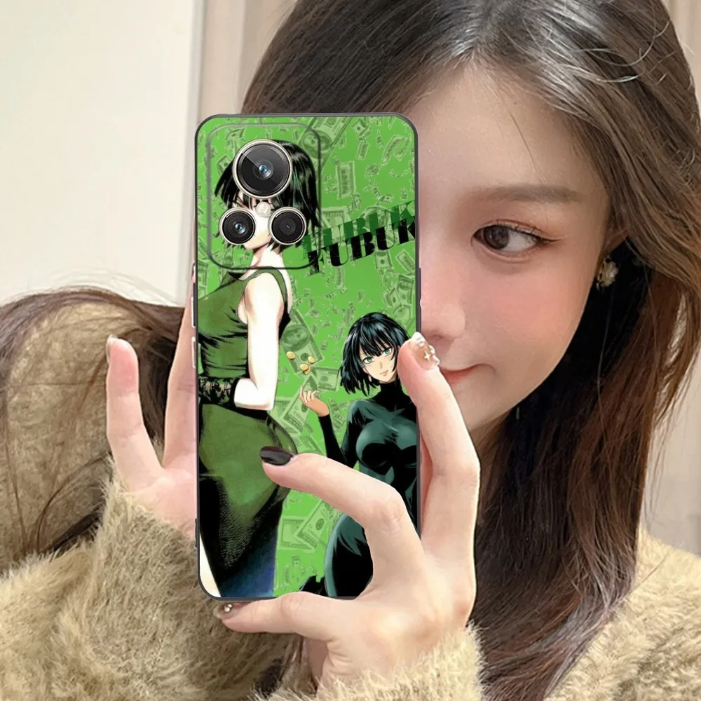 Чехол для мобильного телефона Punch Fubuki Realme GT 2 9i 8i 7i Pro X50 X2 C35 C21 C20 C11 C3 Черный Мягкий