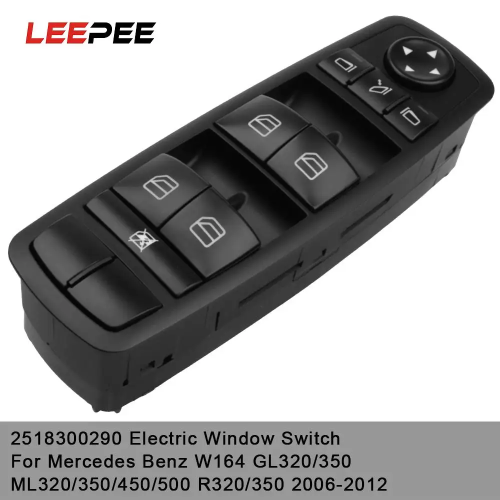

Автомобильный Электрический выключатель окна для Benz W164 GL320 GL350 GL450 ML320 ML350 ML450 ML500 R 2518300290 автомобильные аксессуары для интерьера