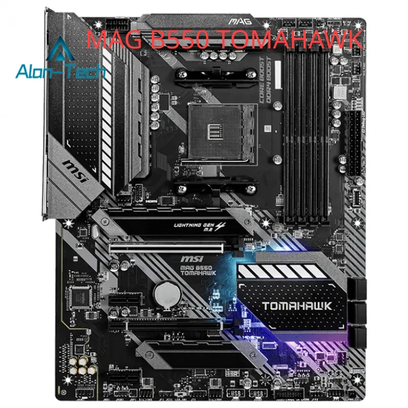 

M-SI Ma-g B550 TOMAHAWK Arrival Wholesale High Quality AM4 Micro ATX Motherboard for A-MD X99 Motherboard