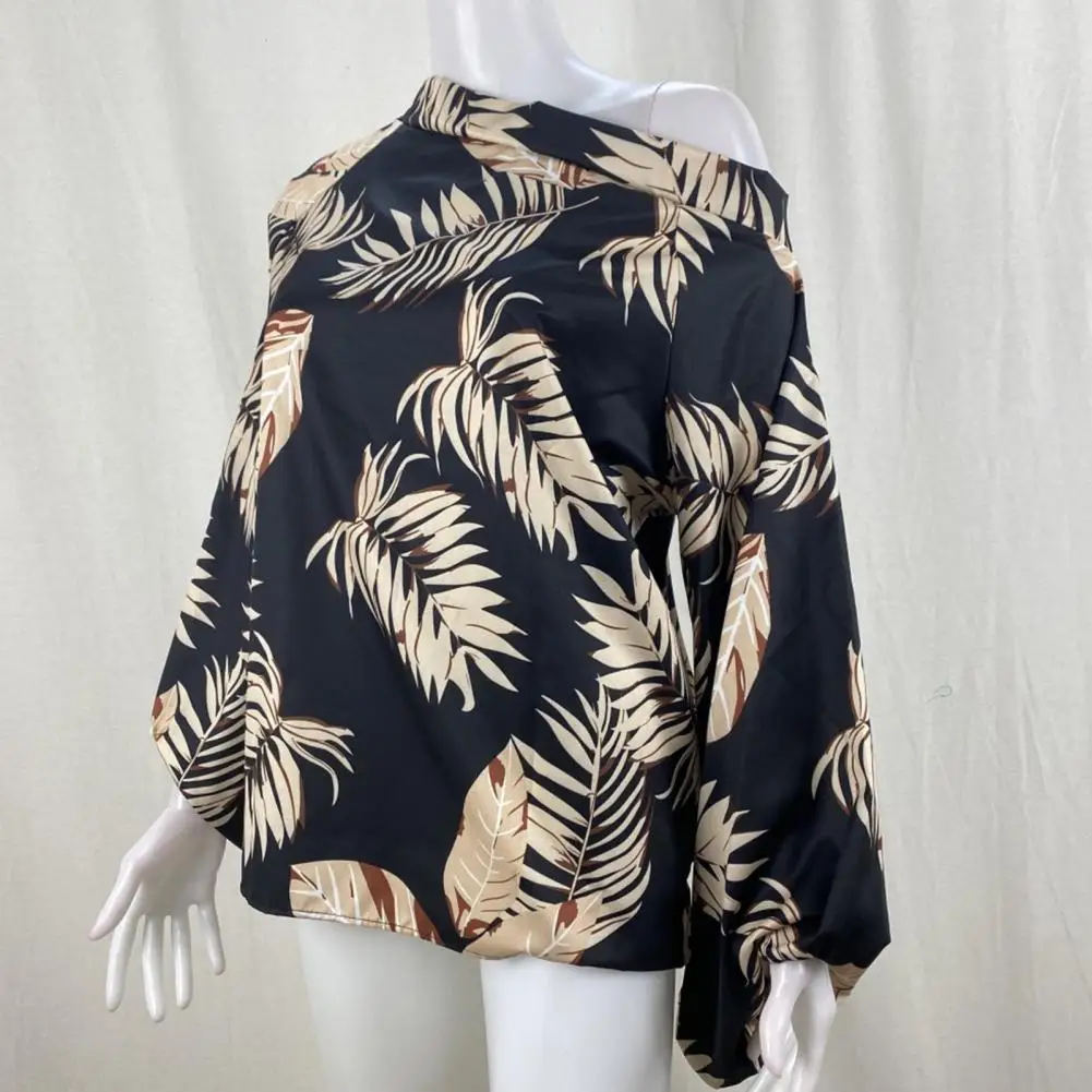 

Soft Texture Loose Fit Women Printing Pullover Tops Blouse Streetwear