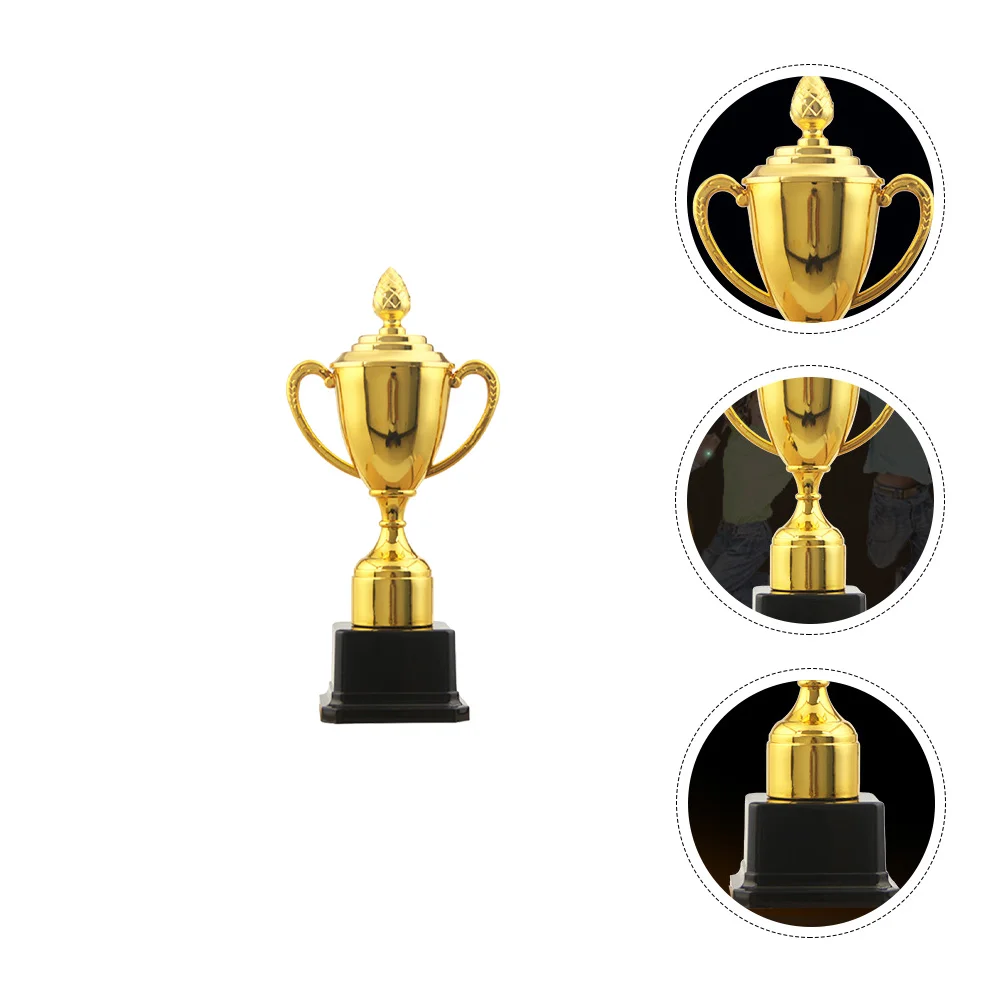 

Plastic Gold Trophy Party Celebration Reward Home Desktop Decor Children Toy Mini Model