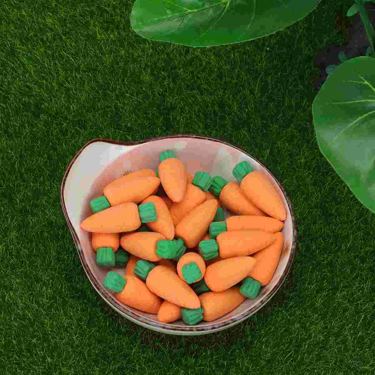 

Erasers Eraser Kids Mini Carrot Easter Cute Rubber School Vegetables Fillers Basket Stuffers Toys Egg Shape Cartoon Stationery