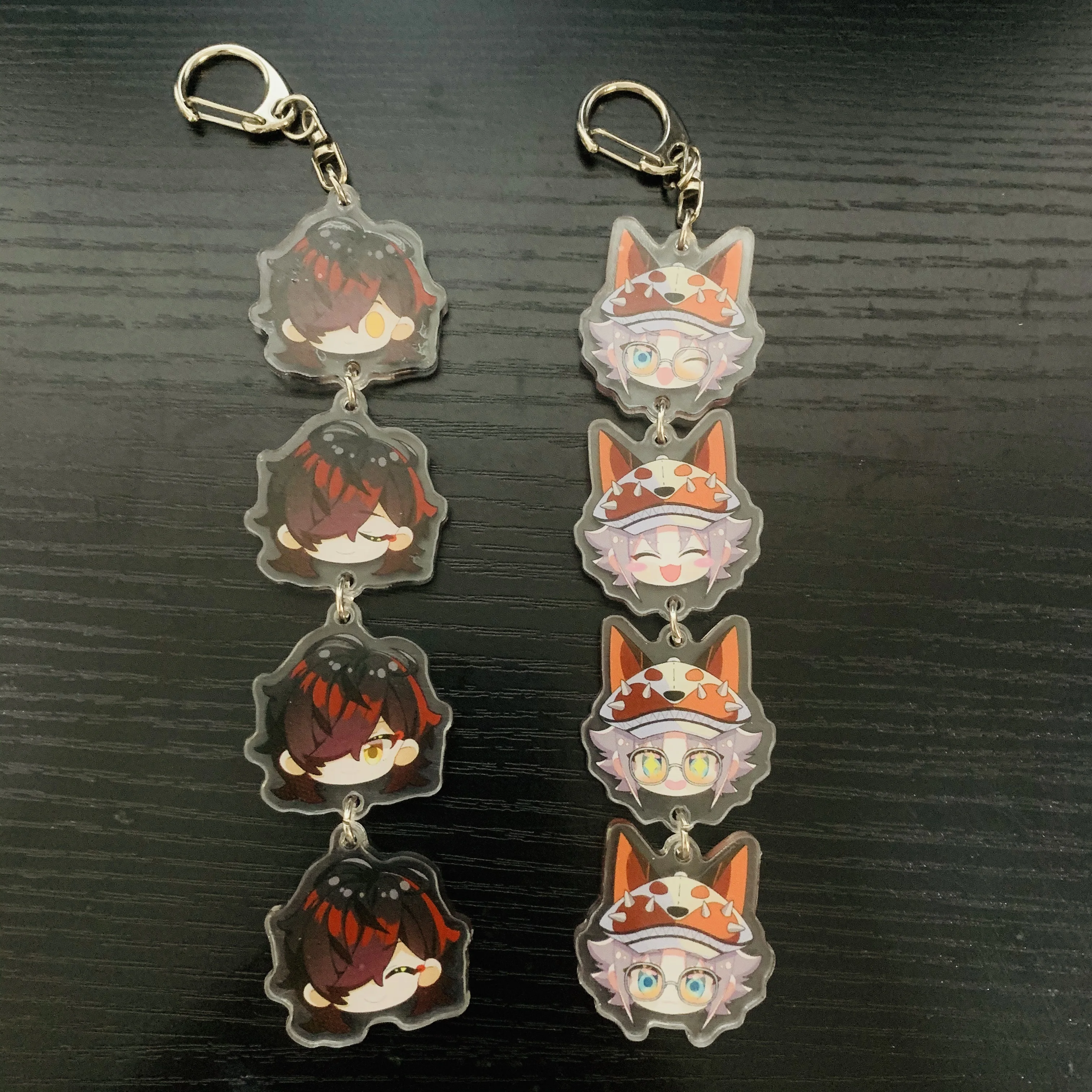 Акриловые брелки для ключей с персонажами аниме нейизандзи Радужное общество 1