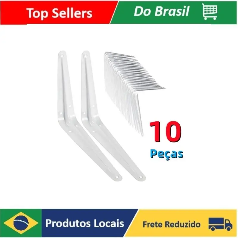 

10 Peças 15x20cm Cantoneira Prateleira