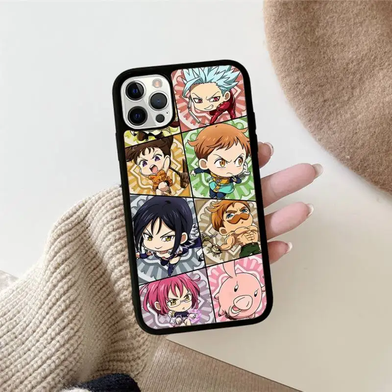 Anime The Seven Deadly Sins Phone Case Silicone PC+TPU Case For iPhone 14 11 12 13 Pro Max 8 7 6 Plus X XR Hard Fundas