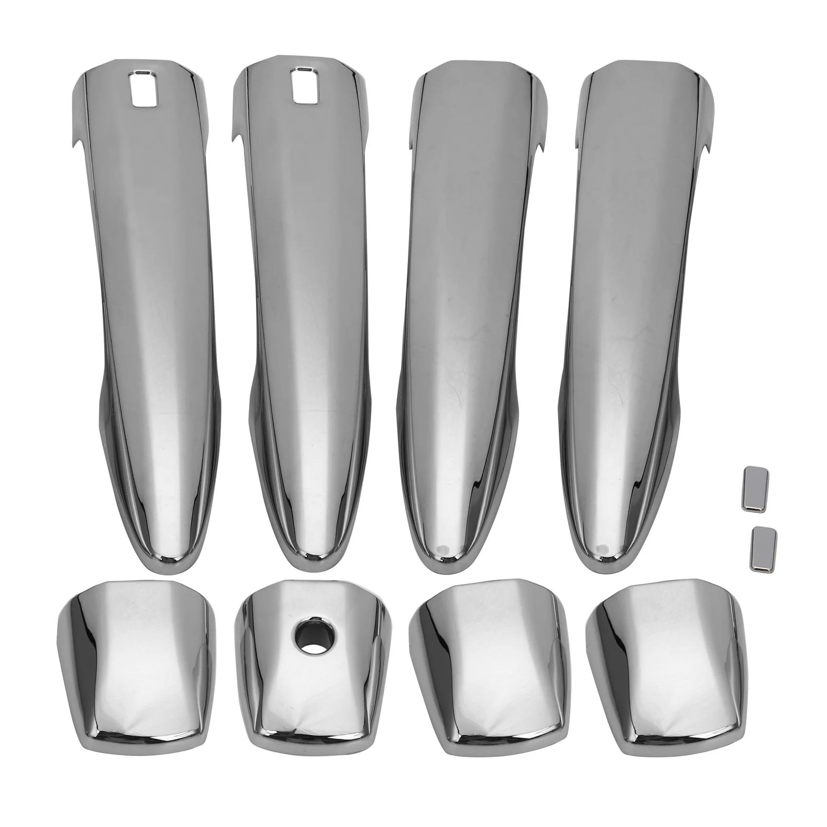 

ABS Chrome Trunk Rear Door Handle Cover Moulding Trim for Nissan Rogue 2021 2022 with 2 Keyless Entry Car Styling