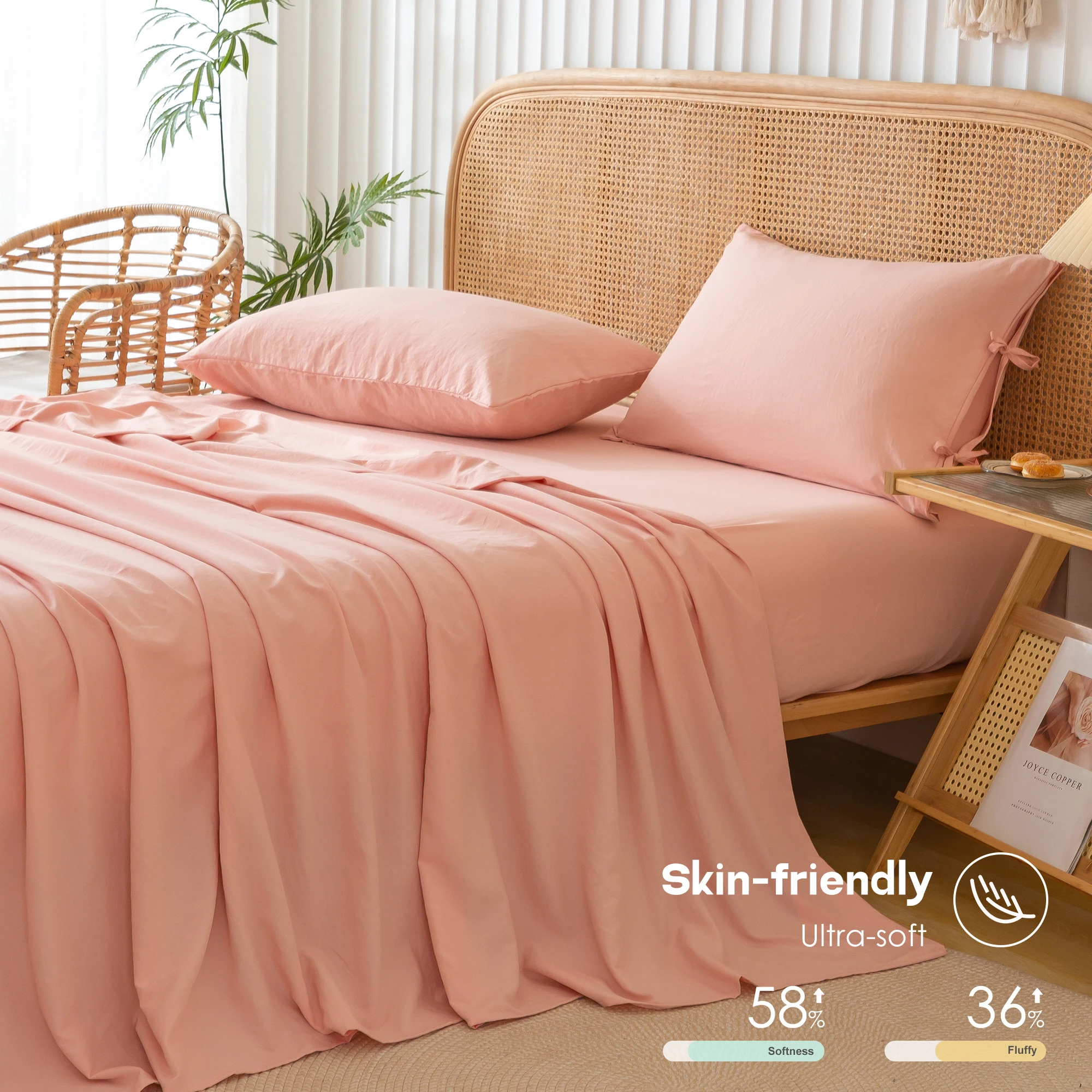 Комплект постельного белья из двух предметов винтажный комплект мягкого