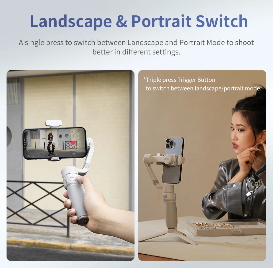 ZHIYUN Smooth Q4 Смартфон Gimbal Телефонные подвесы 3-осевой ручной стабилизатор для iPhone 15