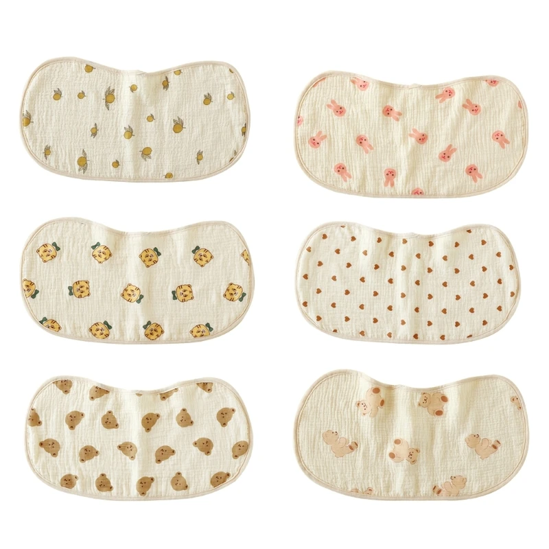 

Baby Bib Cotton Bandana Drooling Bib for Infant 0-2Y Toddler Teething Towel Sweat Wipe Cloth High Absorbent Burp Cloth