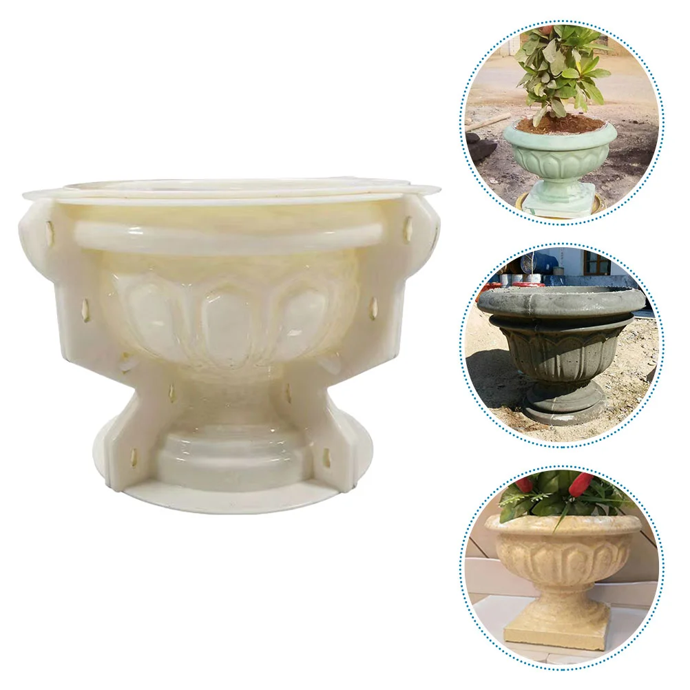 

Flower Planter Mold Flower Pot Plastic Mold Concrete Clay Succulent Planter Mold Large Urn Planter Epoxy Mould Flower Pot Making