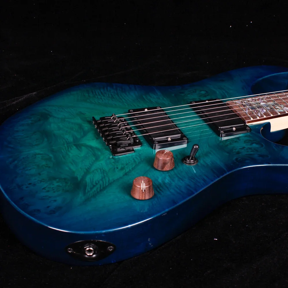 Самая продаваемая 6-струнная электрогитара Starway E296 из липы с яркой полосой