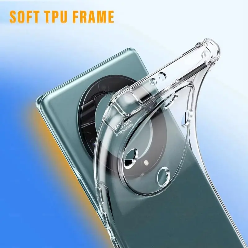 Противоударный прозрачный силиконовый чехол с подушкой безопасности для Honor Magic 3