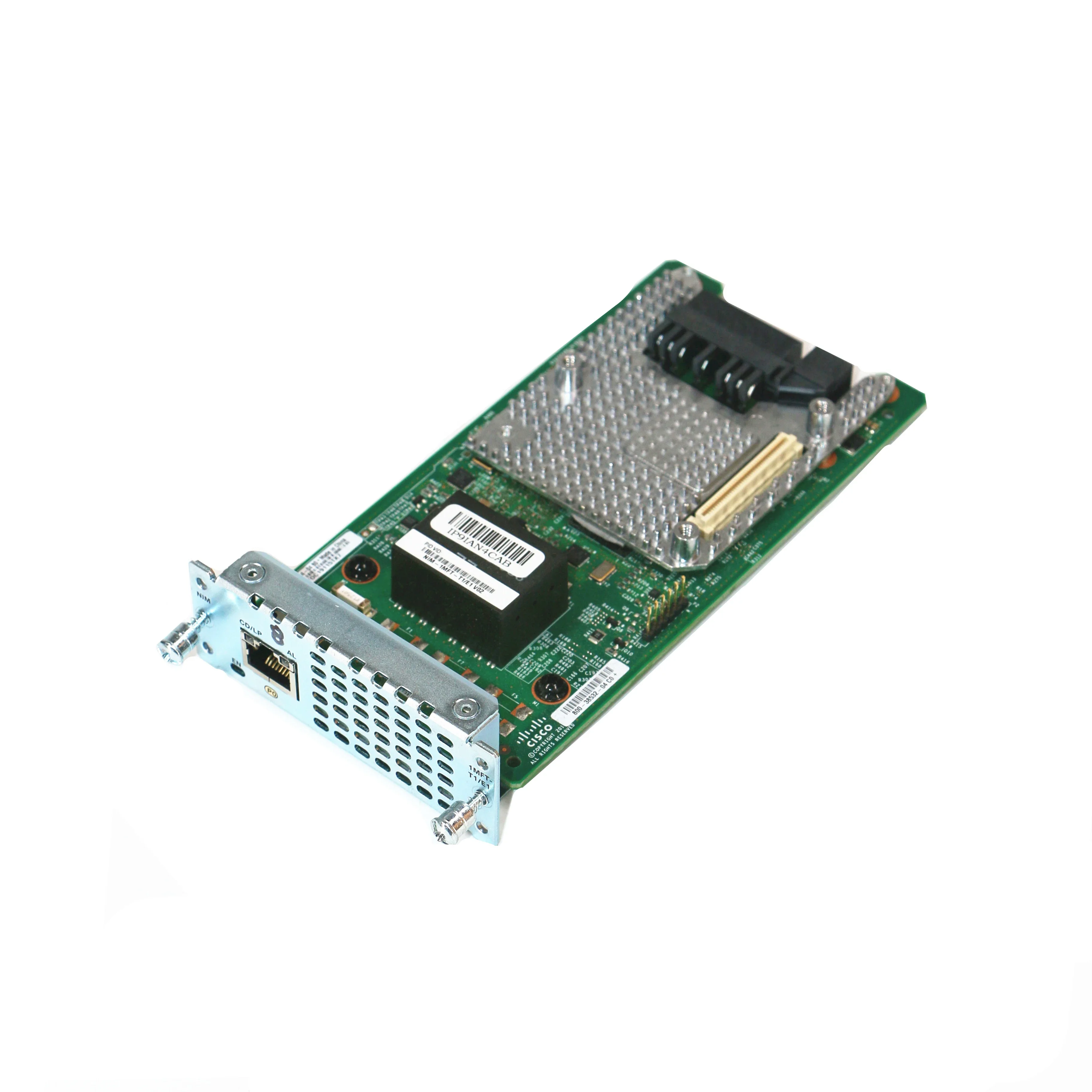 NIM-1MFT-T1/E1 — Cis Co 1-портовый голосовой/прозрачный модуль данных T1/E1 сетевого