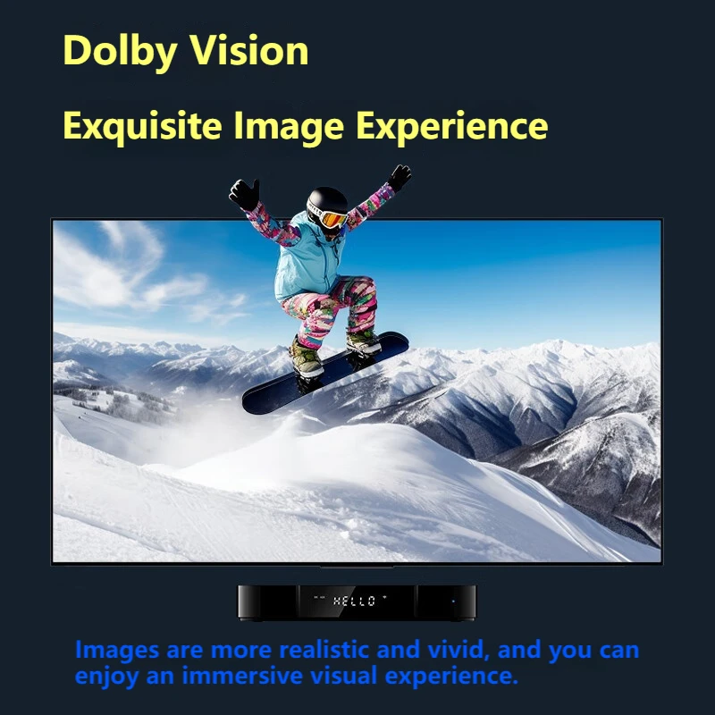 Doopoo X3 8K Ultra HD сетевой жесткий диск проигрыватель Blu-Ray Dolby DTS Сертифицированный