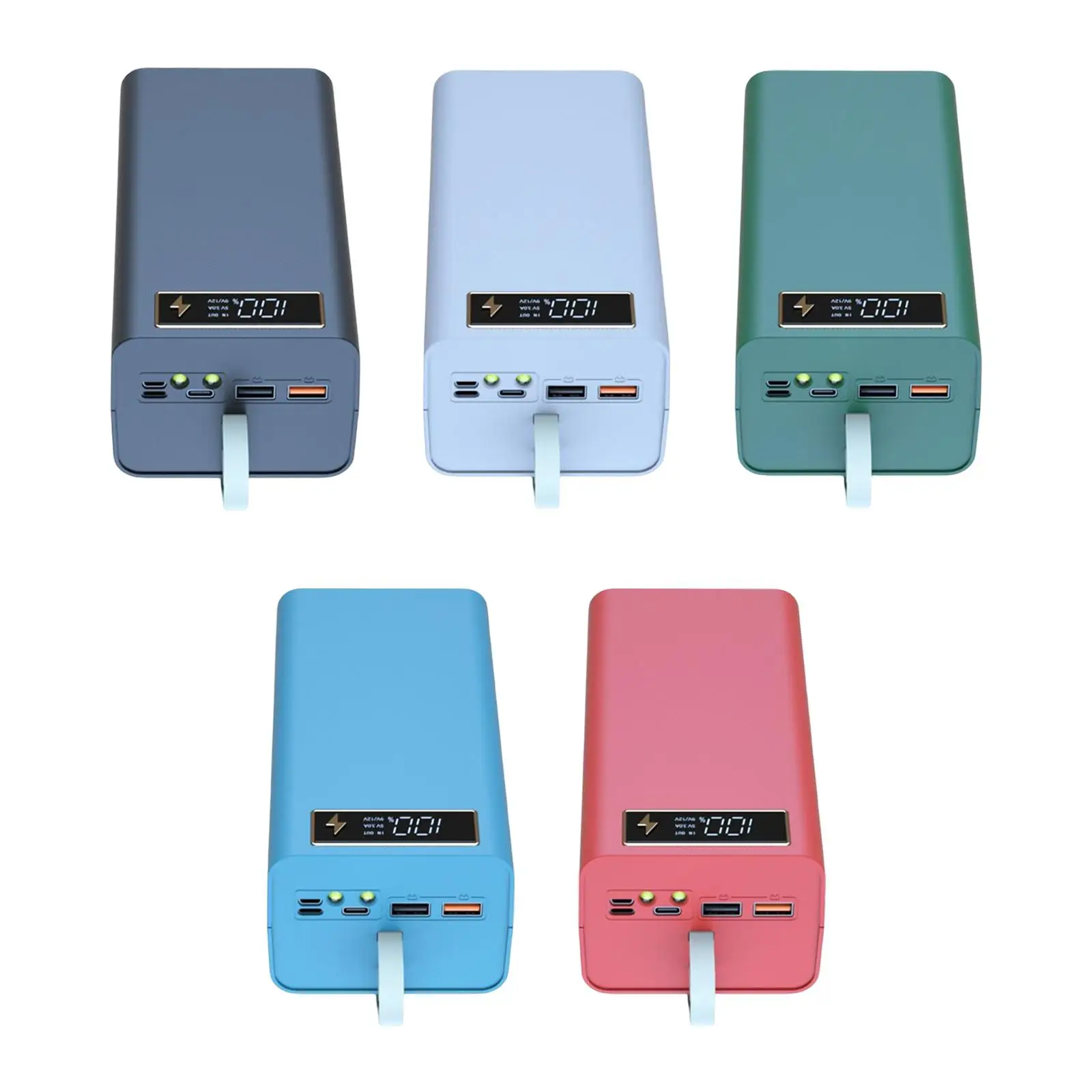 

Прочный Контейнер для хранения аккумуляторов, универсальный быстрозаряжающий держатель аккумулятора 21x 18650, внешний портативный чехол для ...