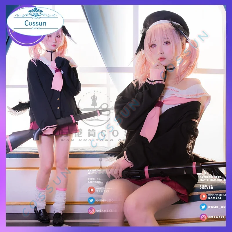 Игра Синий Архив Шимоэ Кохару Косплей Костюм Хэллоуин Вечеринка Активный Наряд