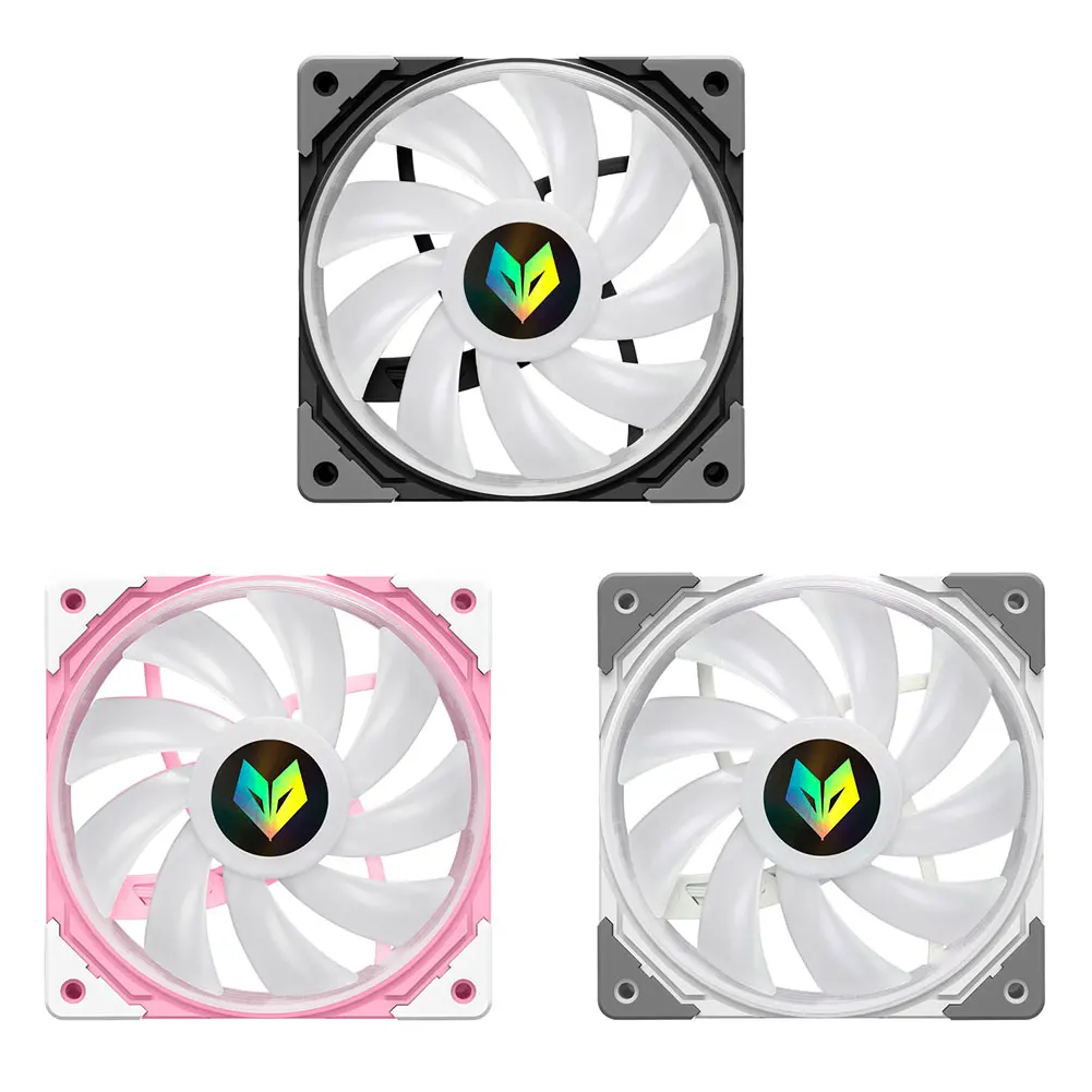 

COOLMOON AS1 CPU Cooler 120mm 5V 3 Pin ARGB PC Quiet Ventilador RGB Adjust Speed LED for Intel AMD PC Accessories