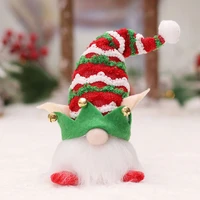 christmas decoration long bearded gnome with lights faceless doll led glowing christmas gnome sweden tomte santa elf doll decor