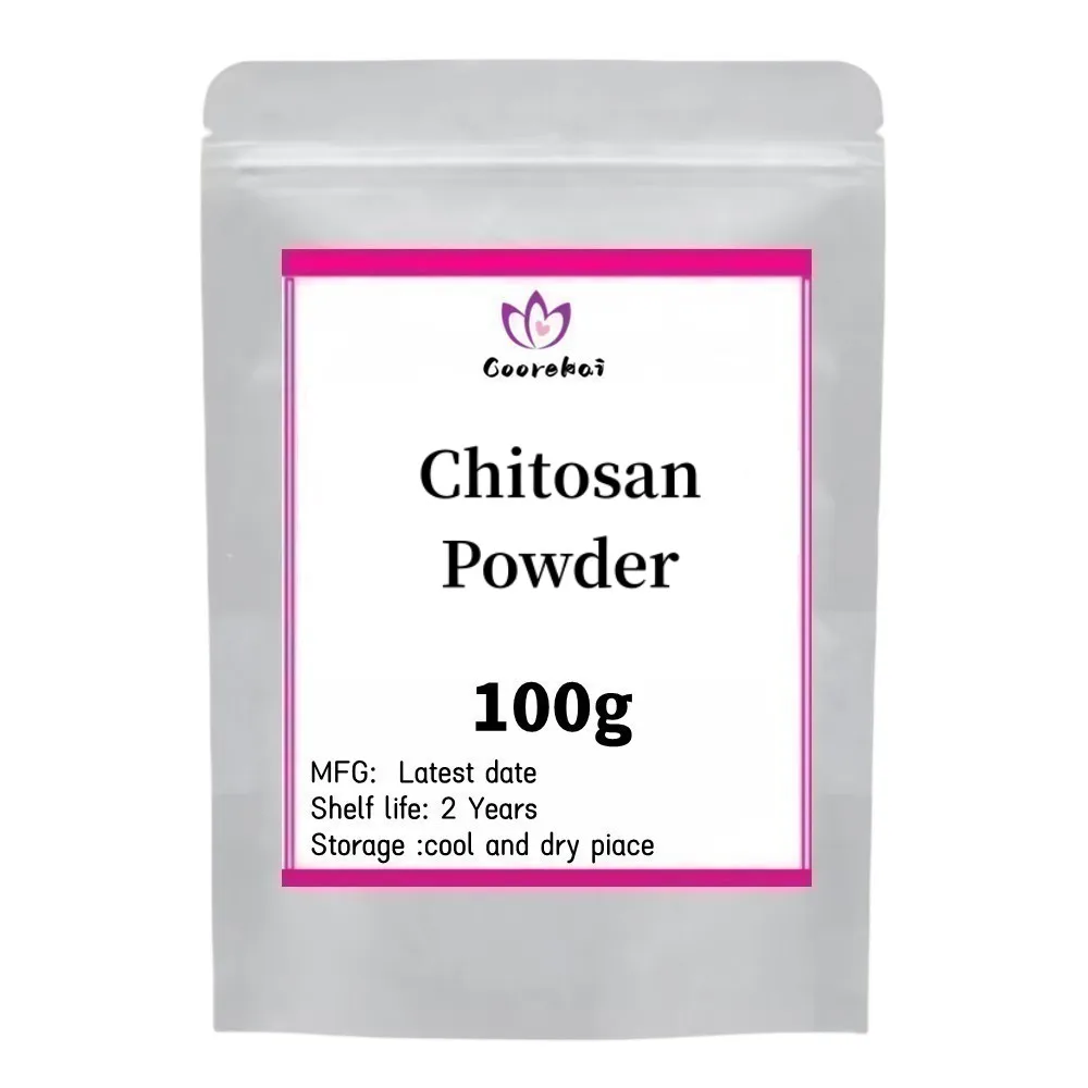 Высококачественный 50-1000 г порошок хитозана для ухода за кожей увлажняющий