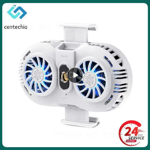 

1~8PCS Radiator Phone Holde Double Fan Radiator Gamepad Controller Heat Sink Cooling Pad Double Fan Radiator