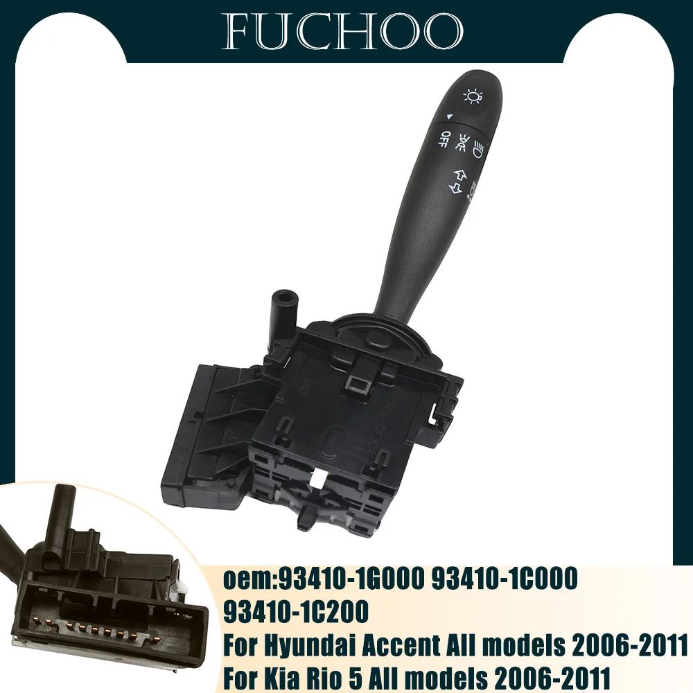 

Hight Quality For Hyundai Accent Kia Rio 5 2006-2011 Headlight Turn Signal Light Switch 93410-1G000 93410-1C000