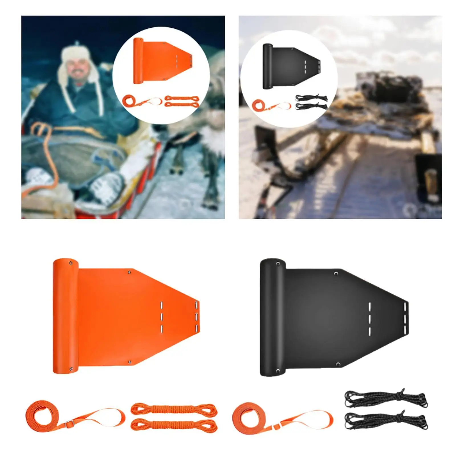 Сани с перетаскиванием оленя утолщенные многофункциональные сани для охоты и