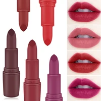 8 color sexy red lips matte velvet lipstick pencil cosmetic long lasting lip tint pigment makeup nude brown matte lip stick