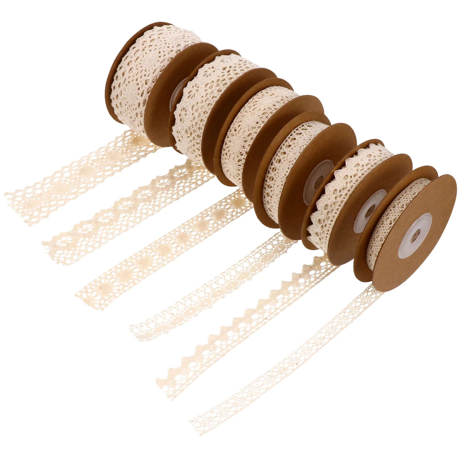 

6 Pcs Hollow-out Gift Wrapping Ropes DIY Packing Rope Art Crafts Decorative Rope