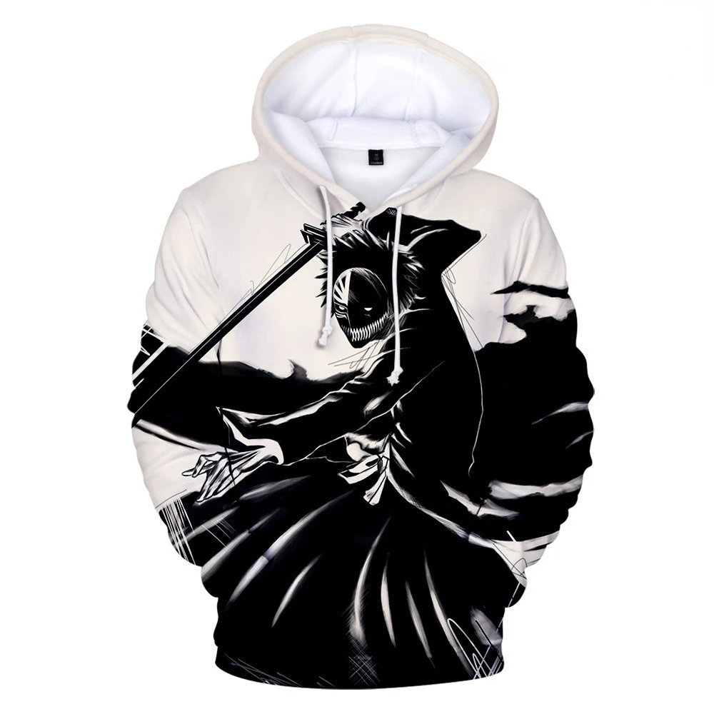 

BLEACH 3D Printed Hoodies Boys/girls Long Sleeve Casual Hooded Sweatshirts Men/women Streetwear Oversized Clothes Kpop Tops