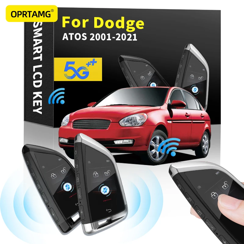 

Car Smart Remote Control Key LCD Display for Keyless Smart Key For Dodge ATOS 2000 2001 2002 2003-2017 2018 2019 2020 2001 2002