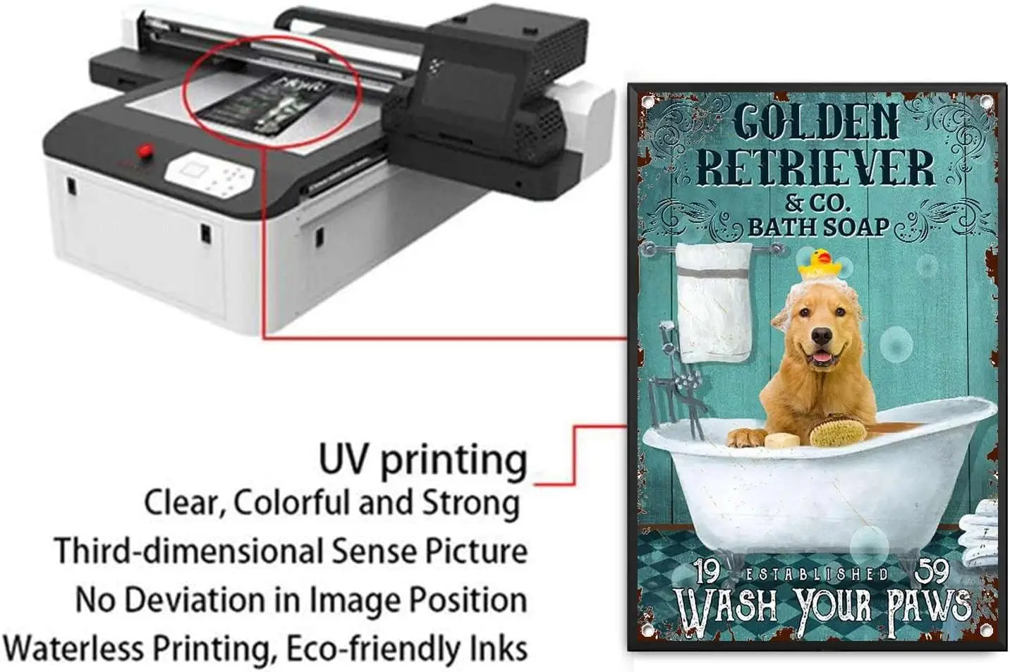 Tn Sgn ustrln Sheph Co Bth Sop Vntge Забавная собака Wsh Your Pw Забавный декор для туалета Bthroom Wll rt