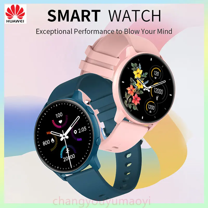 

Смарт-часы Huawei 2022 женские с сенсорным экраном, водонепроницаемые, IP67