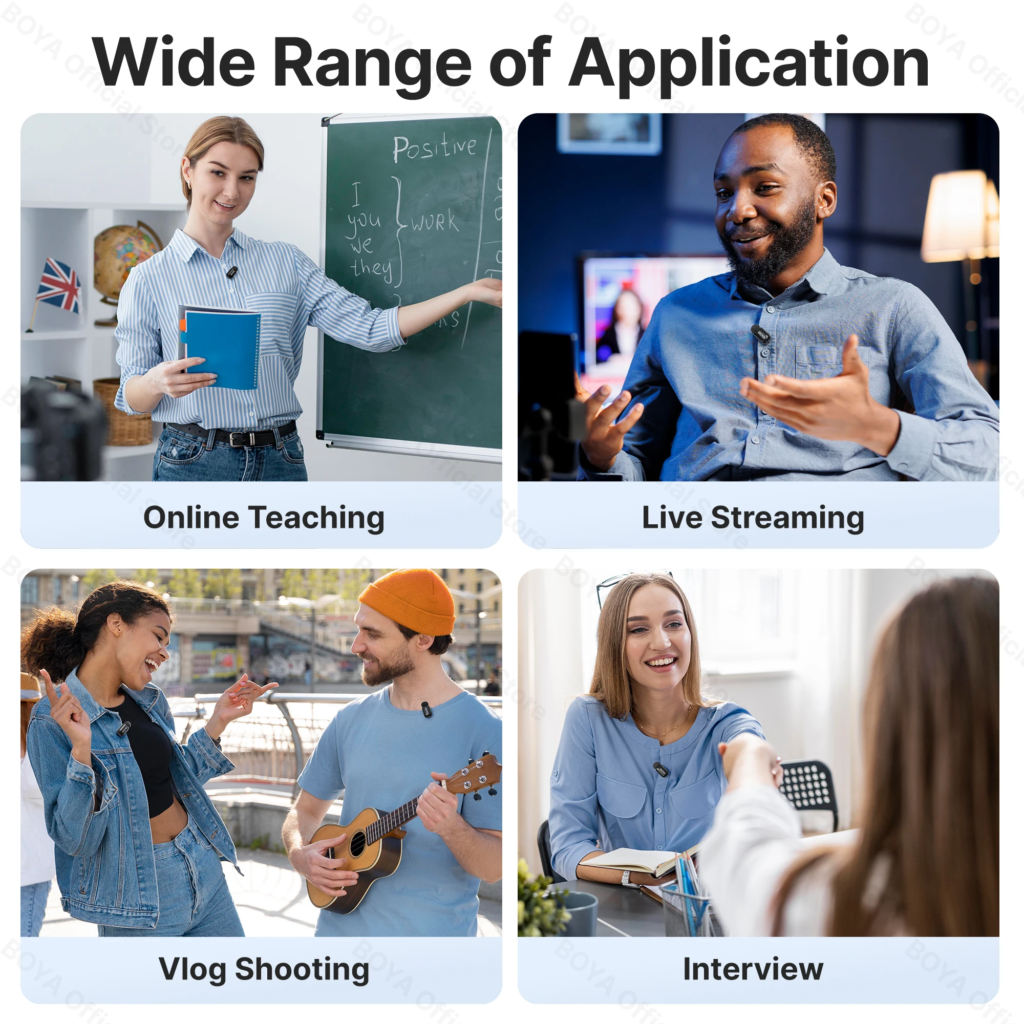 Беспроводной петличный микрофон BOYA