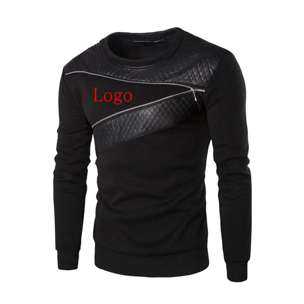 

2022 Logo Custom Made Printed Spring Autumn Round Neck Sweater Men's Sweater Loose Bottoming Shirt