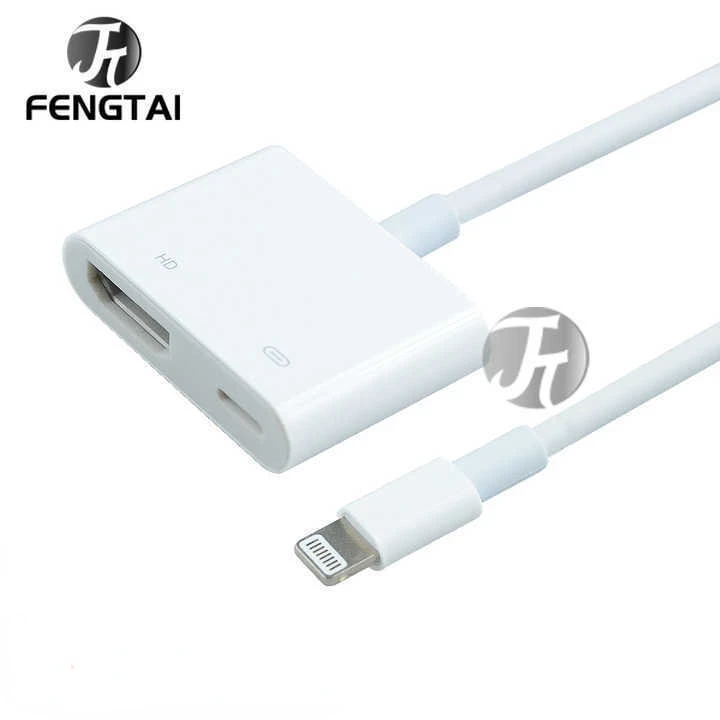 

Переходник-разветвитель Lighting на HDMI-совместимый кабель 1080P цифровой AV-адаптер Аксессуары для телефонов iPhone iPad на телевизор