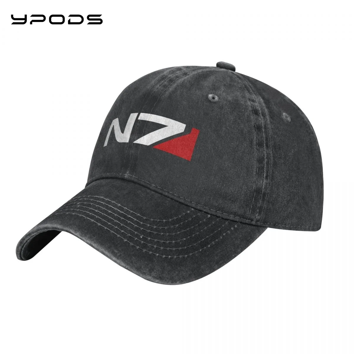 

Mass Effect N7 Baseball Caps for Men Women Vintage Washed Cotton Dad Hats Print Snapback Cap Hat