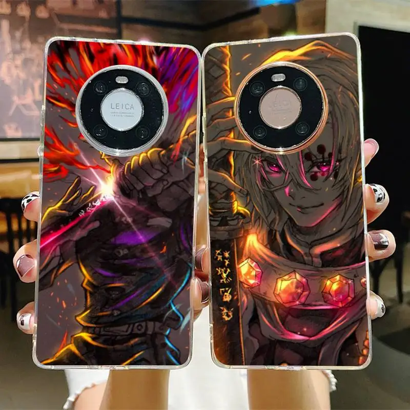 

Kimetsu No Yaiba Demon Slayer Anime Phone Case for Samsung S21 A10 for Redmi Note 7 9 for Huawei P30Pro Honor 8X 10i cover
