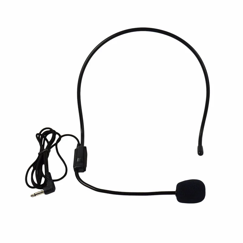 

Portable Head-mounted Headset Wired Headset Amplifier Speaker for Voice Microphone Microfono For Teaching Meeting High Quality