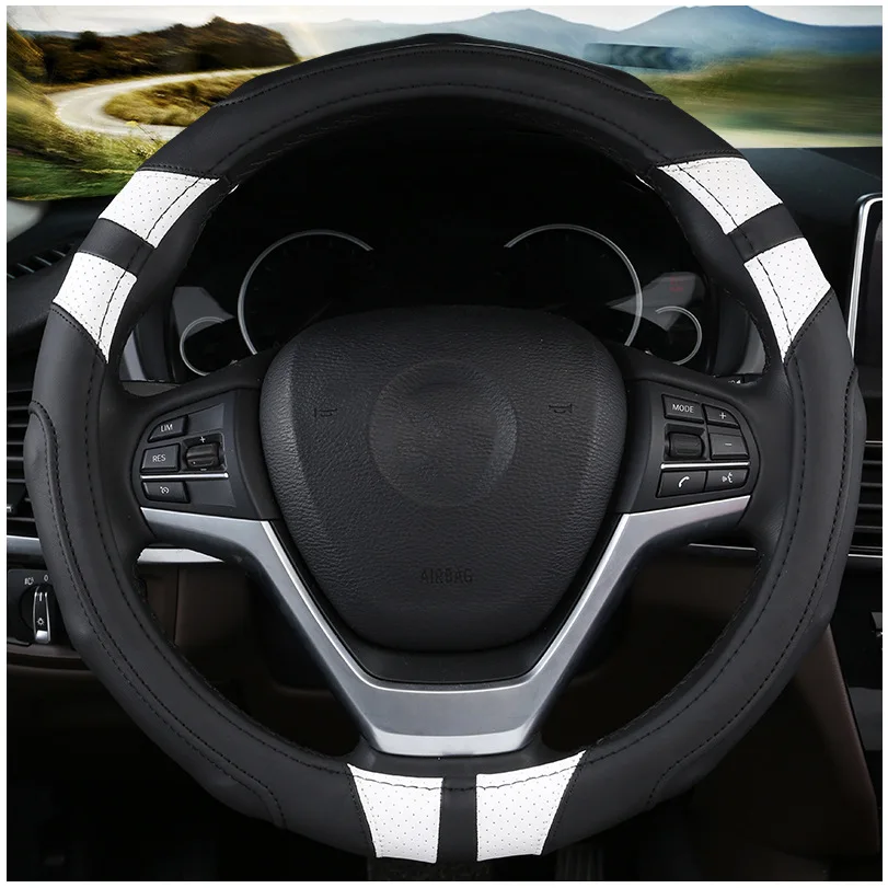 Чехол рулевого колеса автомобиля противоскользящие трехмерные чехлы на рулевое